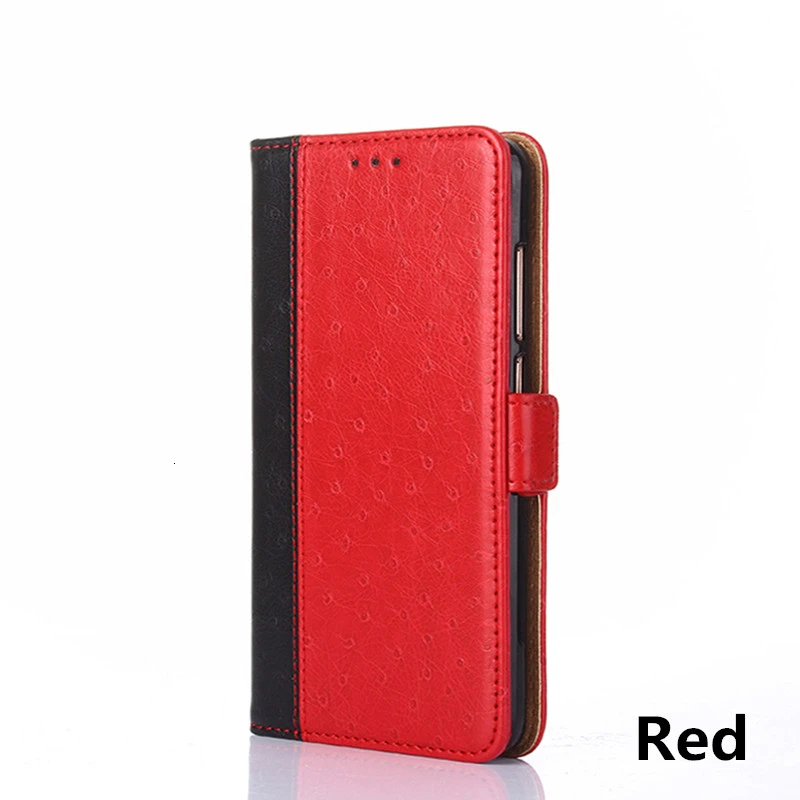 Red Откидной кожаный чехол-бумажник для Motorola Moto One power Action P30 P40 Vision G7 Plus Zoom G8 G6 G5 G5S E5 E6 Z2 Z3 Play - Цвет: Red