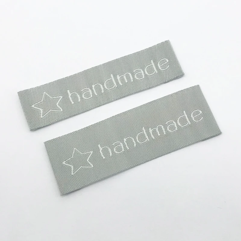 Ярлыки ручной работы трех цветов для одежды ярлыки из ткани с сердечками шляпы и