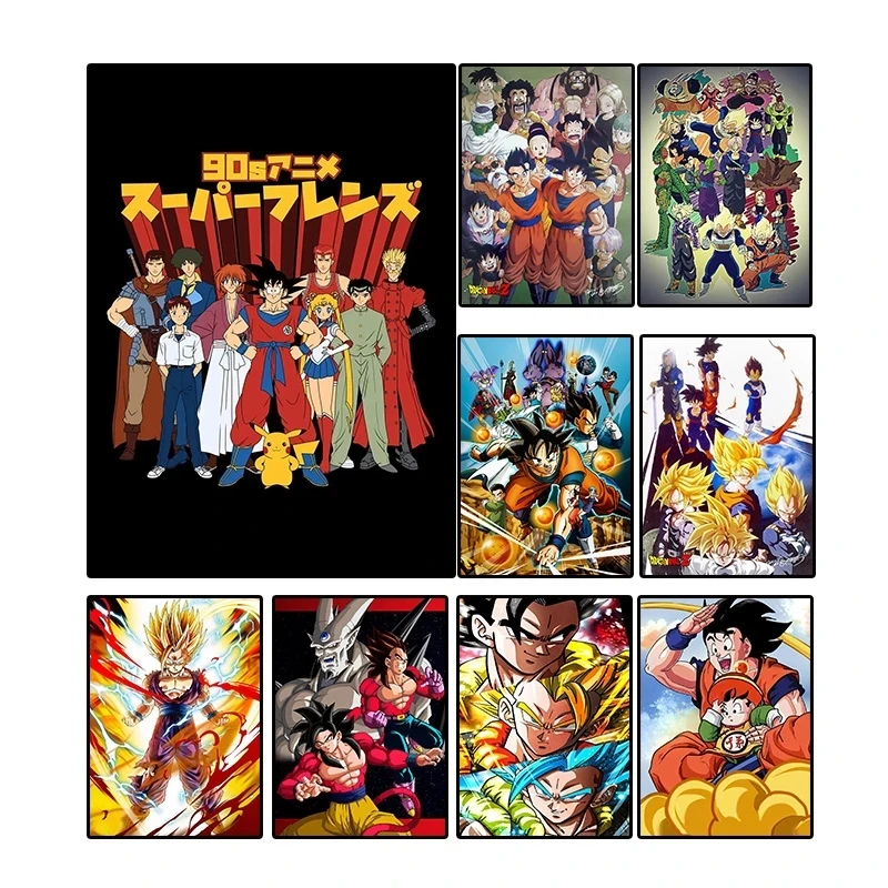 

Home Decor Japanese Anime Canvas Dragon Ball Hd Print Posters Painting Modern Wall Art Living Room Modular Picture No Framework