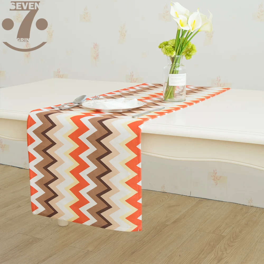 Table Runners Colorful Stripes Fabric Top Decoration Home For Wedding Party | Дом и сад