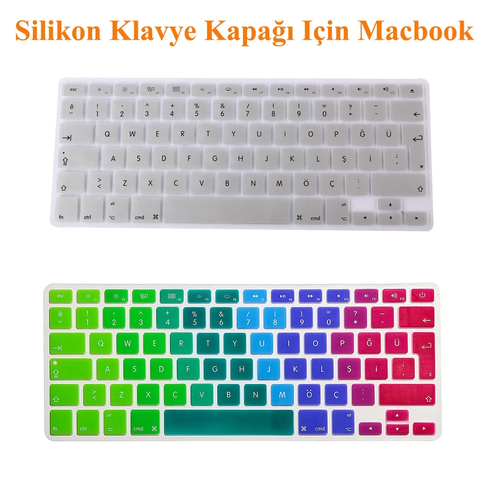 Силиконовый чехол для клавиатуры RYGOU защита Macbook Pro 13 15 17 Retina Mac Air 13|keyboard cover