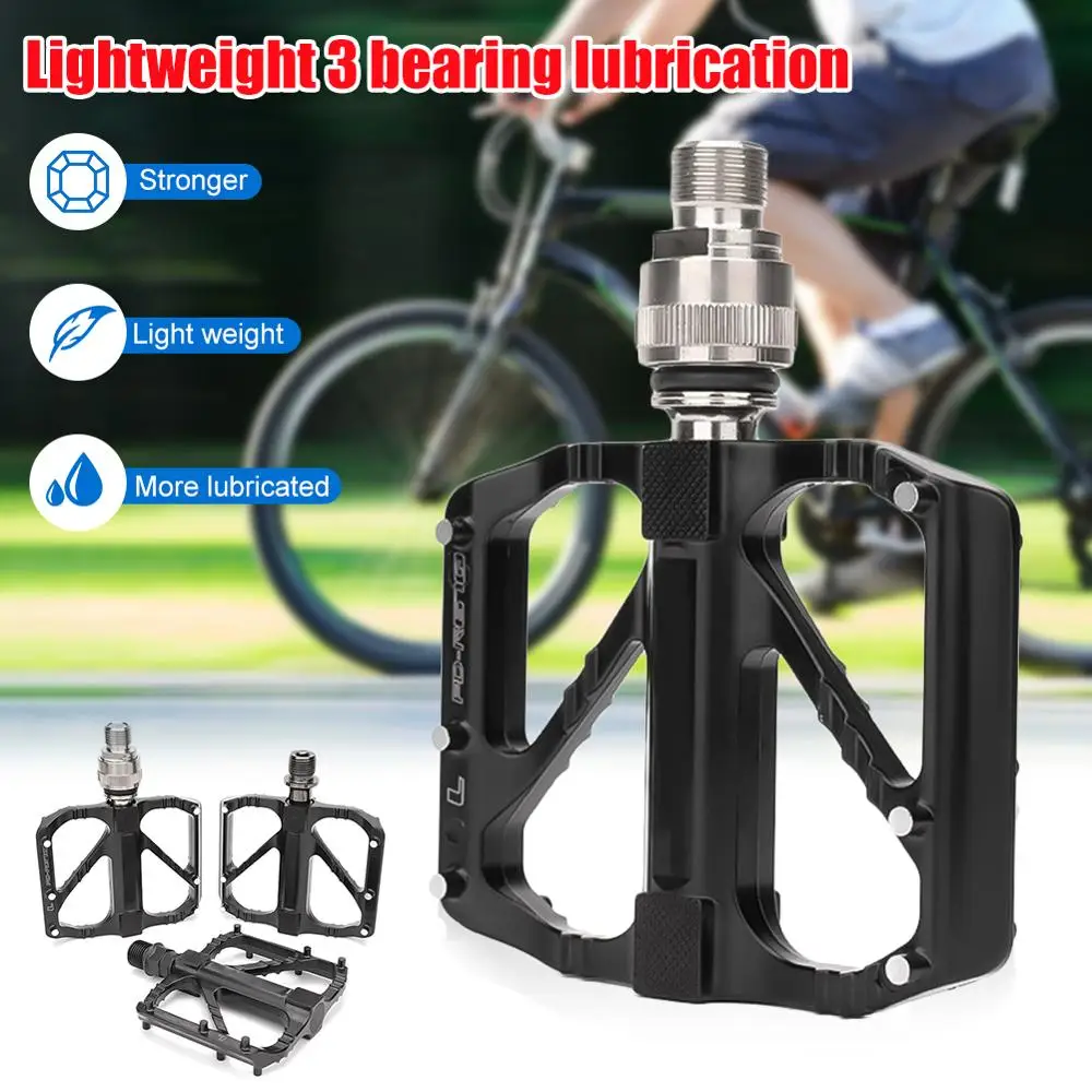 

Mountain Bike Road Bike Pedal Quick Release Non-slip Ultra Light Pedal 3 Bearing Pedal Mountain Bike Bicycle Accessories