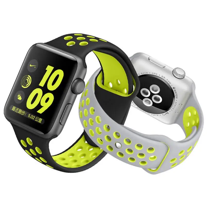 Для Apple watch band 5 4 ремешок силиконовый 40 мм 44 спортивный браслет 42 38 для Watch iwatch 3 2