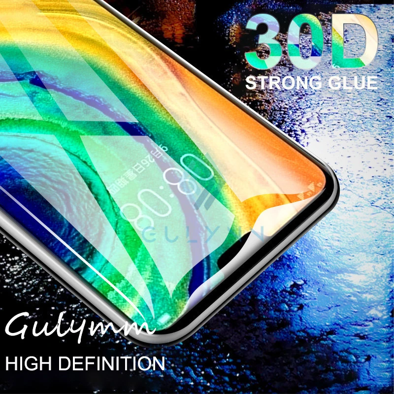 Защитное стекло 38D для Huawei Honor 30 10 20 i 9X Pro Lite Mate закаленное | Мобильные телефоны и