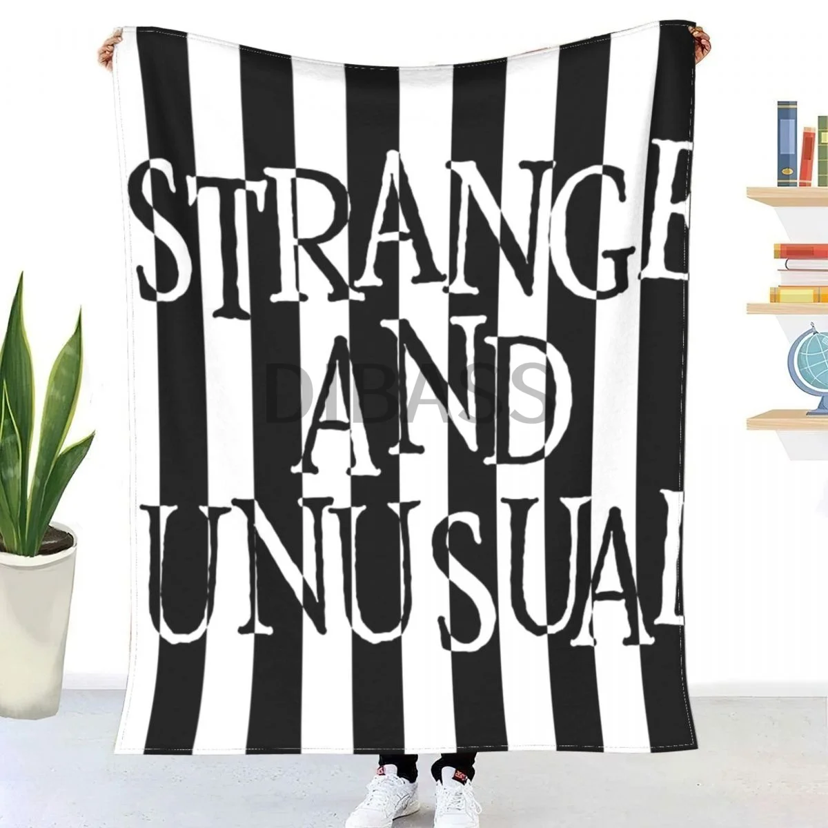 

Strange And Unusual Comforter 3D Printed Flannel Throw Blanket