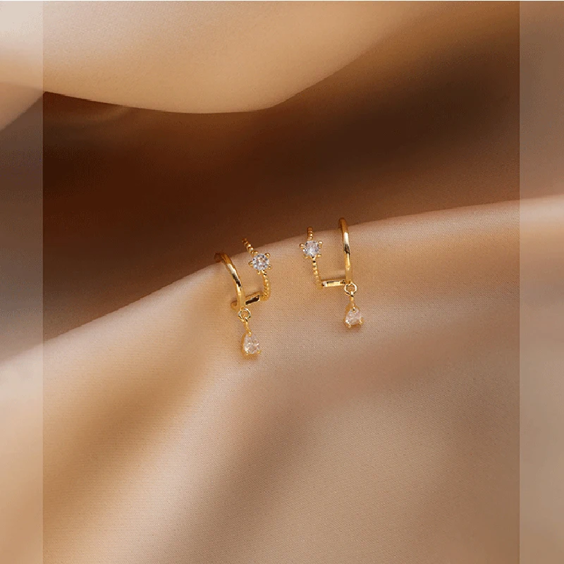 Серьги 2020 Новые поступления серьги капли в форме звезды Корейская версия красные