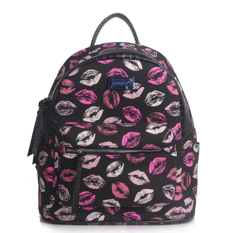 

Belvah 2021 New Kid Backpacks Top-Handle Bags Book Back To School Bag Satchel Outdoor Cartoon Print Canvas Cute Travel Organizer