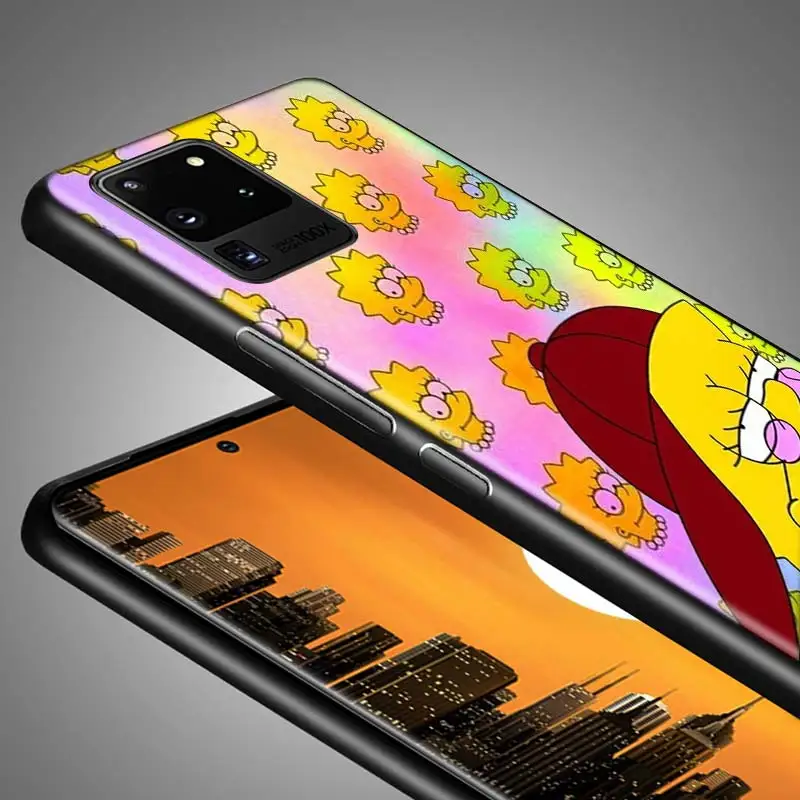 

Silicone Cover Fashion Simpsons for Samsung S20 Ultra Plus A91 A81 A71 A51 5G A41 A31 A21 A21S A11 A01 Phone Case