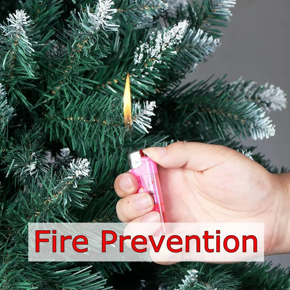 OurWarm 6 футов Флокированная Рождественская елка со снегом поддельная