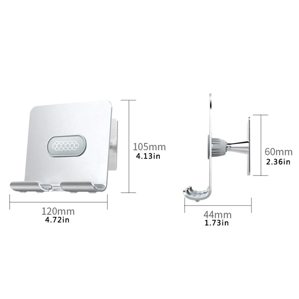 

Hole Free Metal Phone Holder Wall Mount iPad Holder Universal Wall Phone Bracket Multi Angle Adjustable Wall iPad Stand