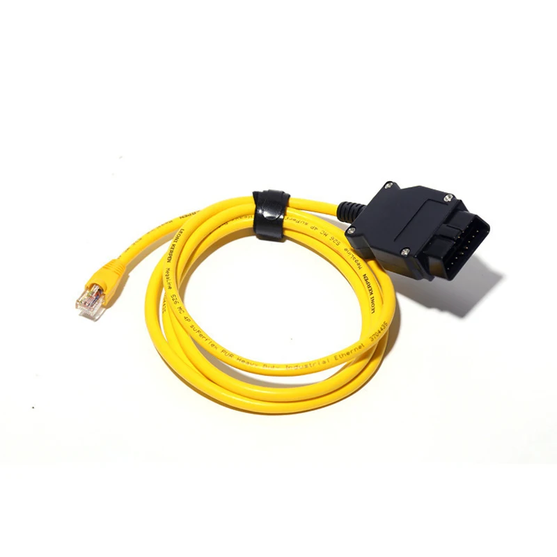 Качественный кабель E-SYS ENET для BMW серии F ICOM OBD2 диагностический кодирования Ethernet