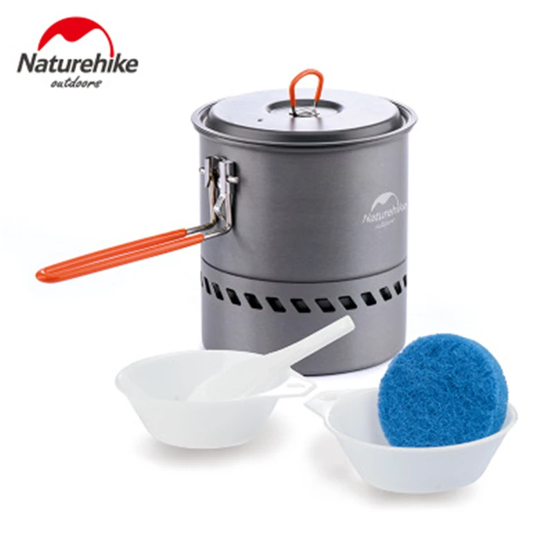 Портативный походный горшок Naturehike из алюминиевого сплава на 1 5 л 2 3 человека