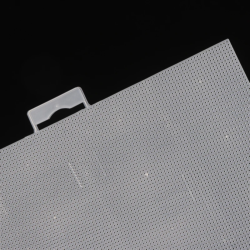 1 шт. прозрачная пластиковая холщовая ткань 14 карат 28x21 см |