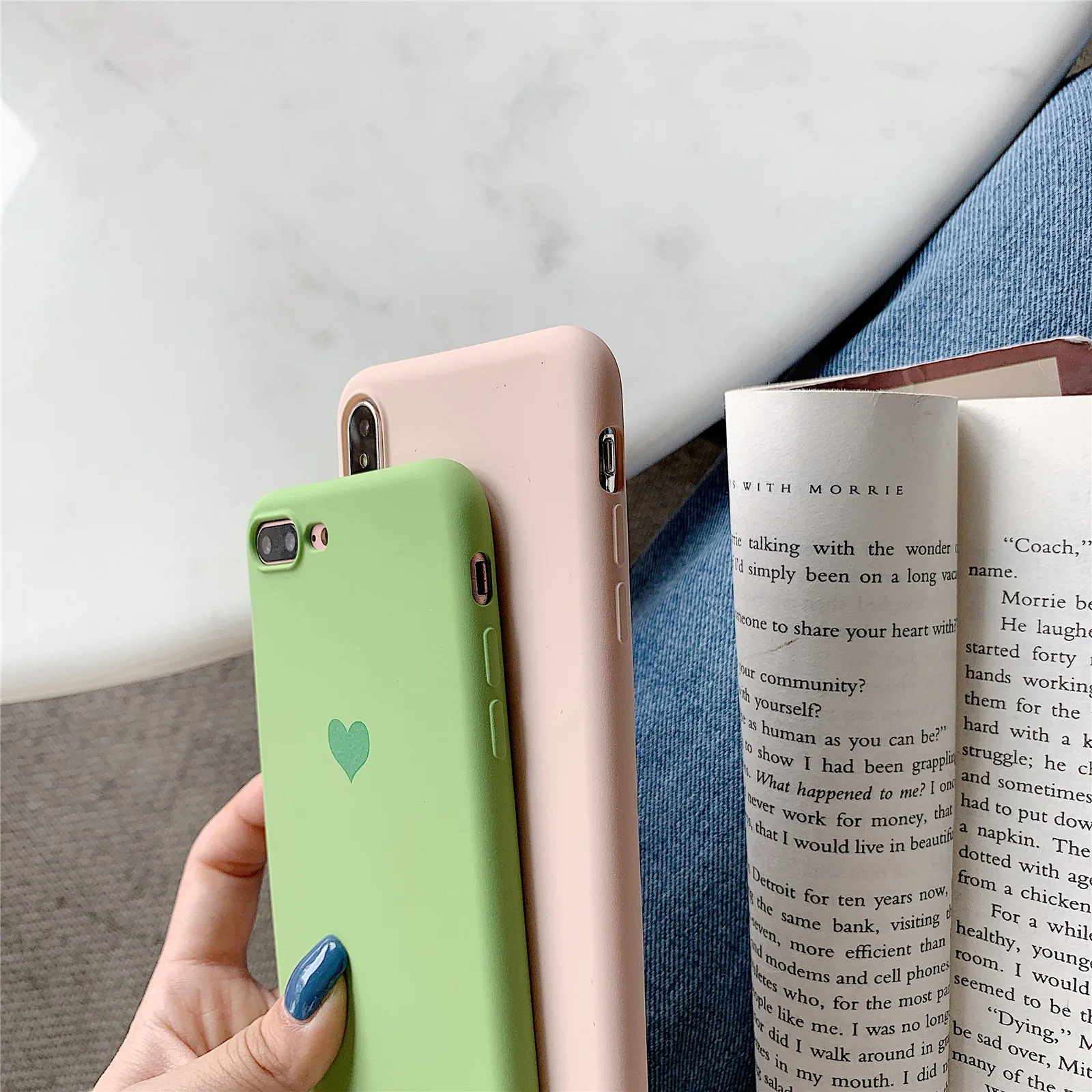 Любящее сердце СПС Fundas Huawei P Smart 2017 наслаждаться фотоаппаратов моментальной