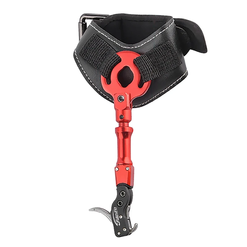 

JIANZD Adjustable Wristband Release Archery Bow Release Aid Composite Bow Index Finger Release Tool Archery Accessories