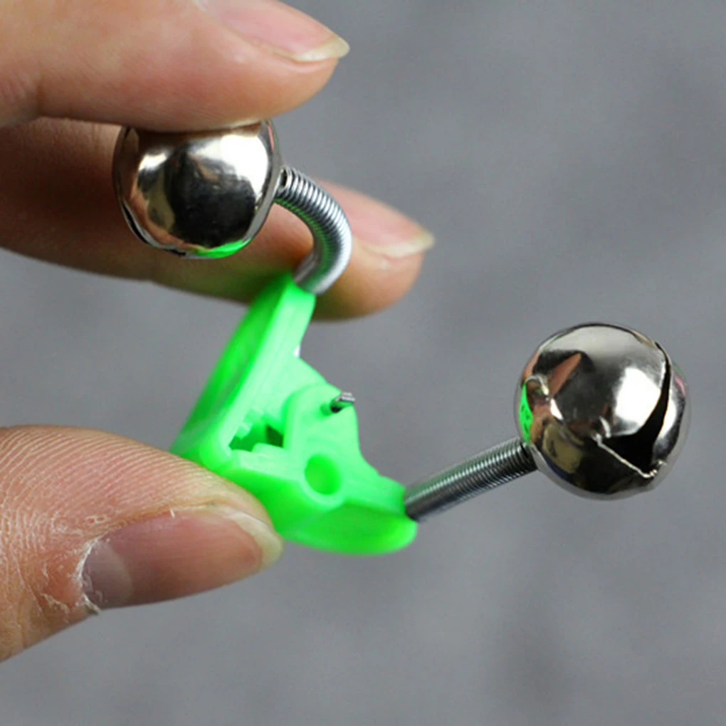 Железный Колокольчик для рыбалки двойной наконечник удочки наживка рыбы