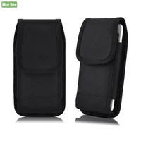 belt clip holster oxford cloth phone cover bag for iphone 12 11 pro max 13 mini xr x xs max 6 6s 7 8 plus 5 5s 4s se 2020 case