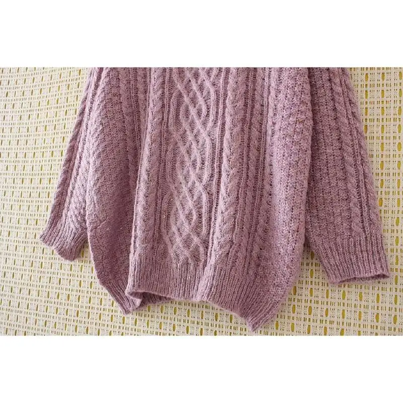 Plus Size Women's High Collar Sweaters Thick Winter Pink Navy Blue Tops Casual Outwear | Женская одежда