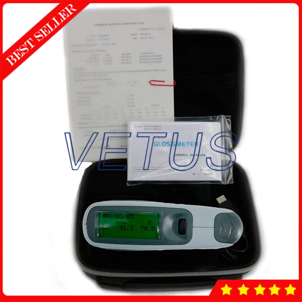 Блестящий измеритель 0 199.9 1000gu с 60 градусной поверхностью|tester|tester meter |