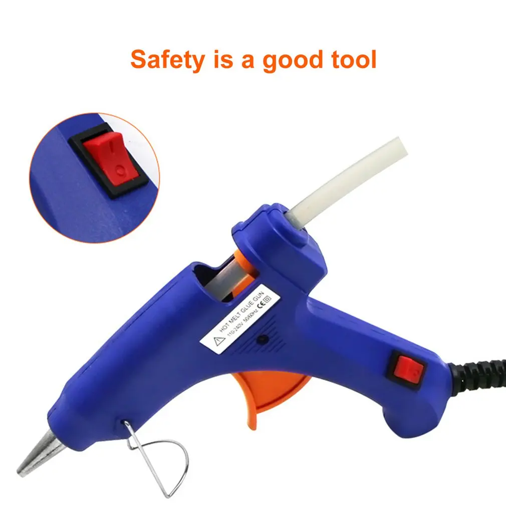 20 Вт мини термоплавкий клеевой пистолет с 1 шт. клеевые палочки для DIY ручной
