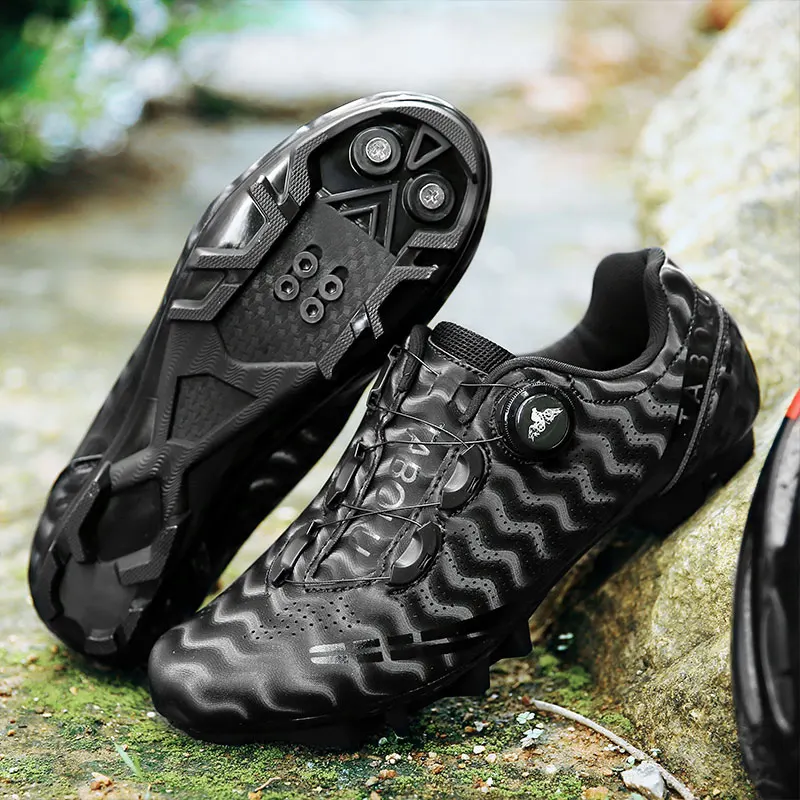 

MTB Shoes Men Sports Cleat Road Bike Speed Sneakers Racing Women Bicycle Mountain Sapatilha Ciclismo Mtb Route Cycling Footwear