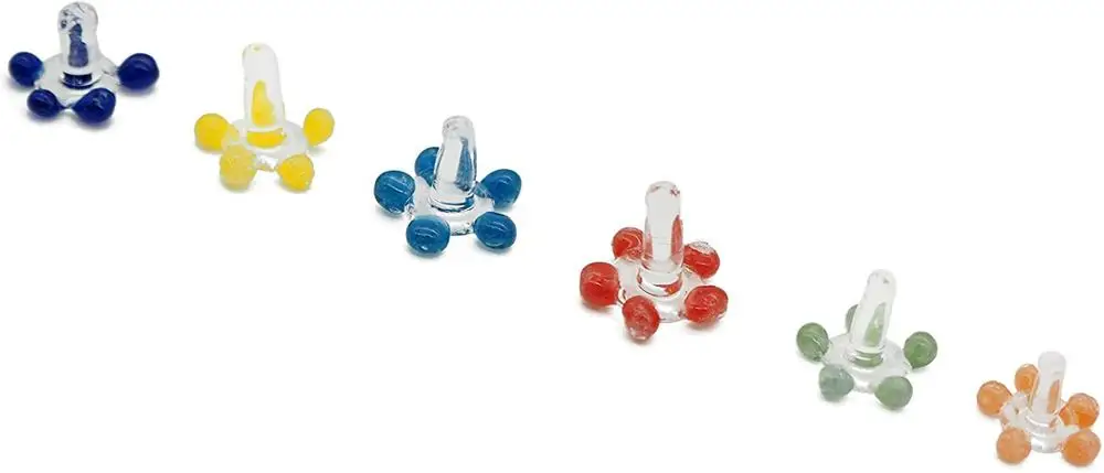 

Daisy Glass Screens (2/5") with Small Jar-Pack of 10