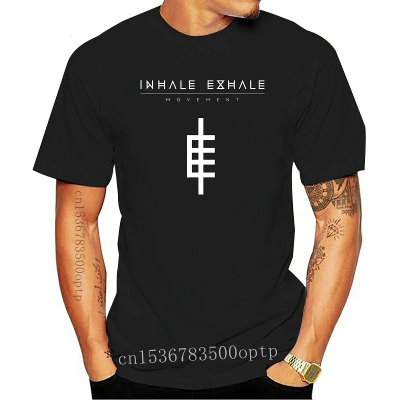 

New Funny Men t shirt Women novelty tshirt Inhale Exhale Movement T-Shirt