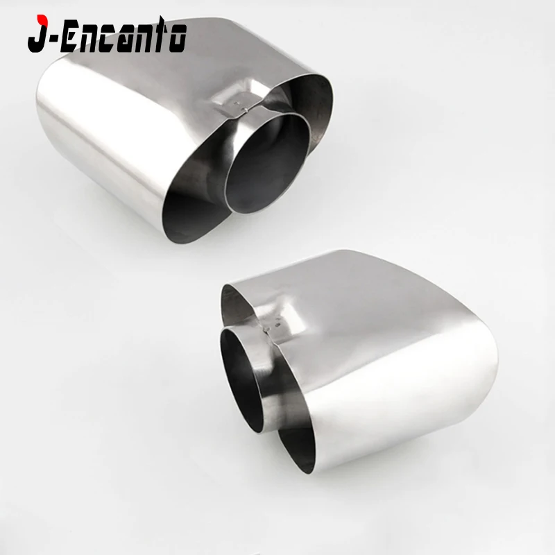 

Chrome Exhaust Dual Tail Pipe Muffler Tip Stainless Steel For BMW X5 E70 2000 2001 2002 2003 2004 2005 2006 2007 to 2016
