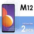 Закаленное стекло для Samsung Galaxy M12 2 шт., защитная пленка для экрана Samsung M12 M 12 M125 M127, стекло 2.5D 9H, бронированное