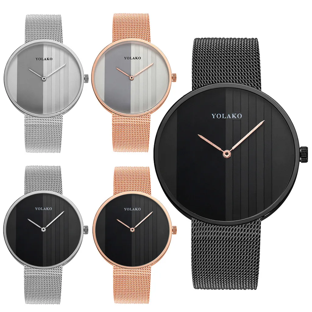 

Quartz Watch Minimalist Watch for Women 2021 Fashion Temperament Stainless Steel Mesh Clock Ladies Wristwatch Montre Femme