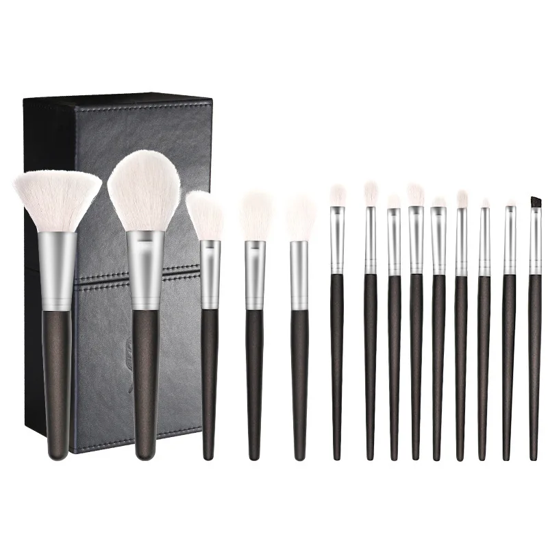 Высококачественный медный тюбик макияж щётка набор основы румян тени для век