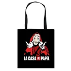 Женская сумка для покупок La Casa De Papel Bella Hello, сумка для бумажного дома, вместительная сумка через плечо