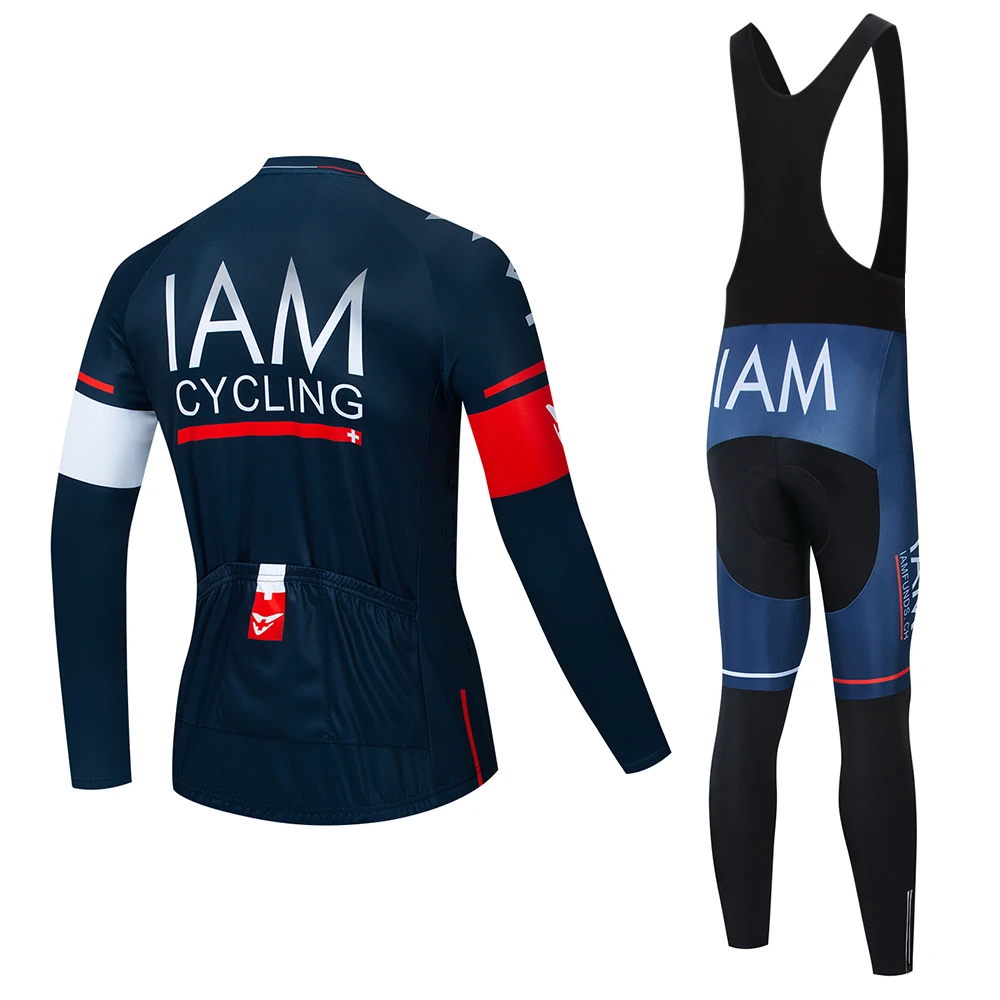 IAM, длинный рукав, Pro, Велоспорт, Джерси, набор, весна, MTB, велосипед, одежда, одежда для велосипеда, Ropa, Майо, Велоспорт, набор