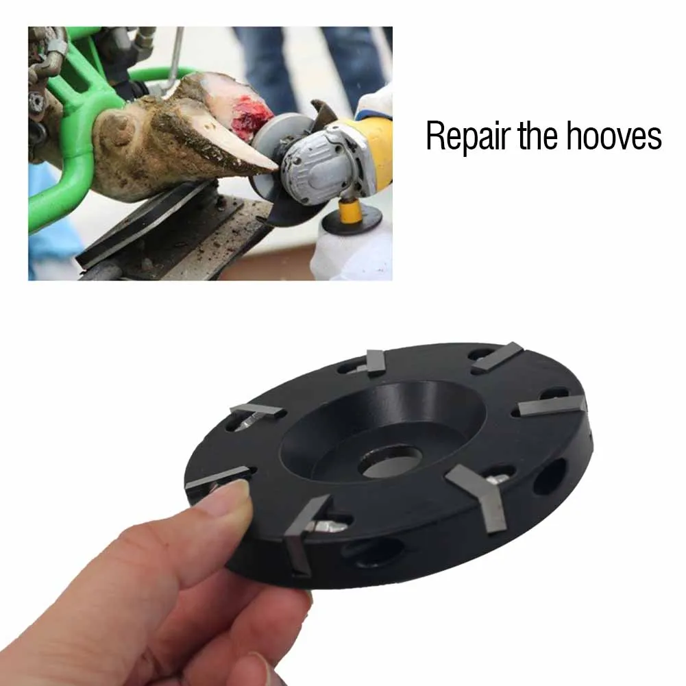 

Cow Cattle Hoof Trimming Angle Grinder Cutter Sheep Foot Blade Trimmer Disc Plate Tool for Repairing Livestock Horseshoe