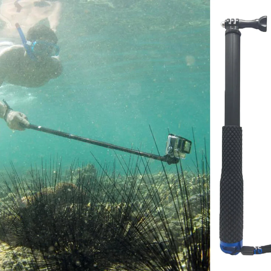 Портативный выдвижной монопод адаптер для Go Pro Hero 7 6 5 4 3 + Xiaomi Mijia YI 4K Sjcam Спортивная