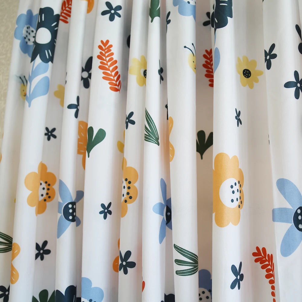 Curtain finished product hook type special price semi shading clearance treatment rental room small short curtain bedroom | Дом и сад