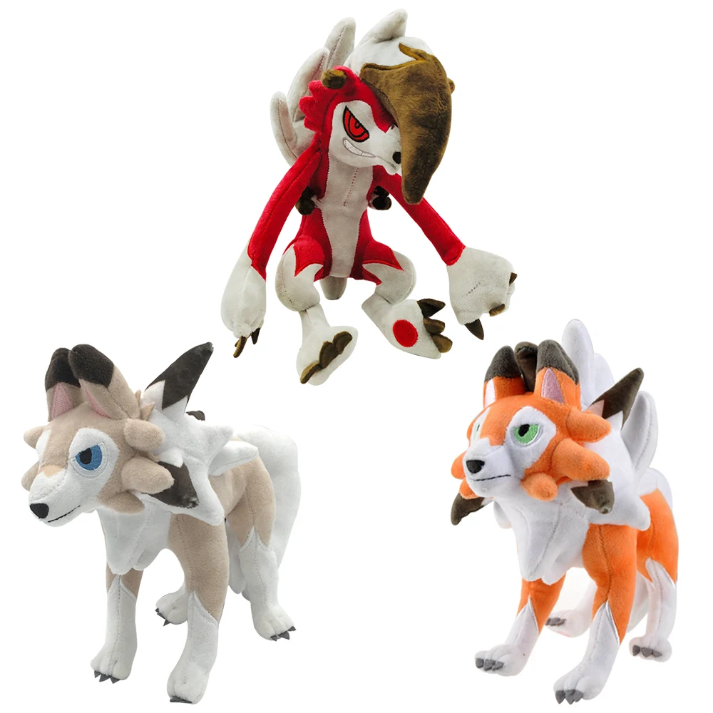25 30 см 3 вида стилей солнце Луна алола Solgaleo Lunala Lycanroc сумерках и дневное ночное