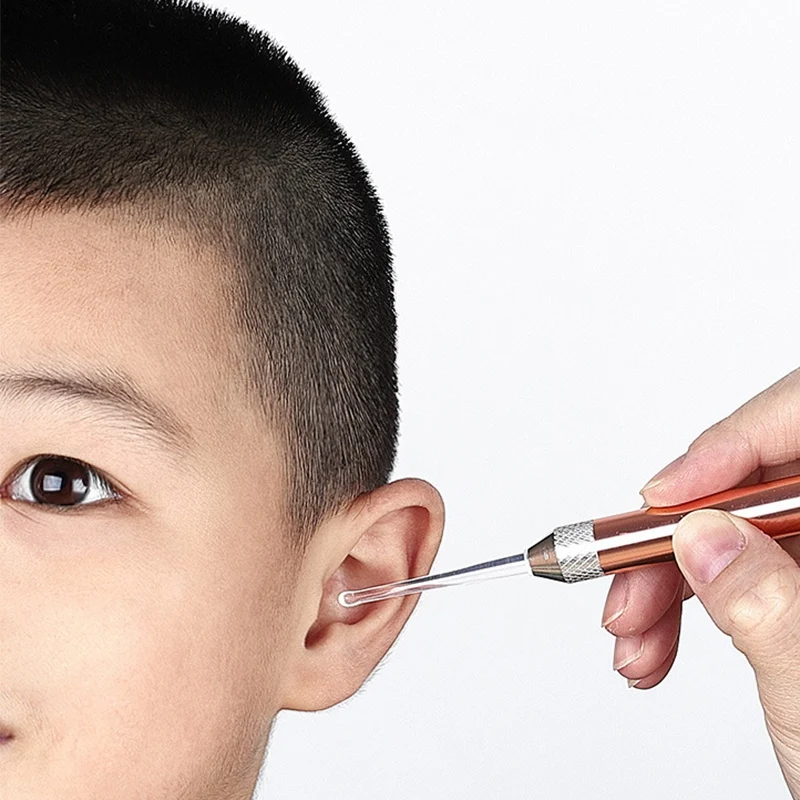 Подсвечиваемый инструмент для очистки ушей детей очиститель светодиодный