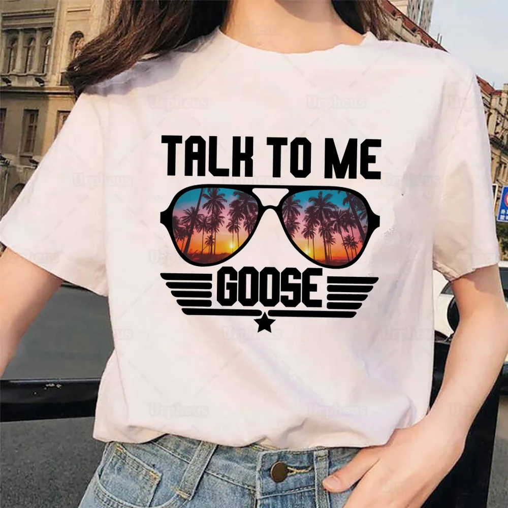 Футболка Talk To Me Goose популярная футболка в стиле хип хоп из 100% хлопка летний