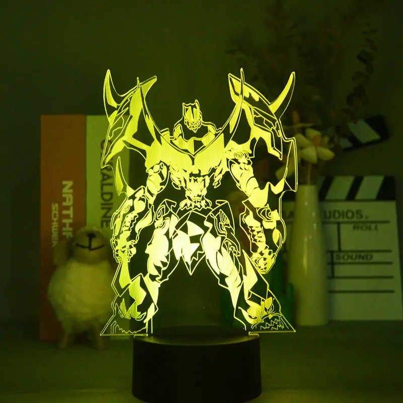 

3D Lamps For Bedside Table Smart Phone Control Gurren Lagann Robot Holiday Lighting Leds Young Chandelier Pendant Lamparas