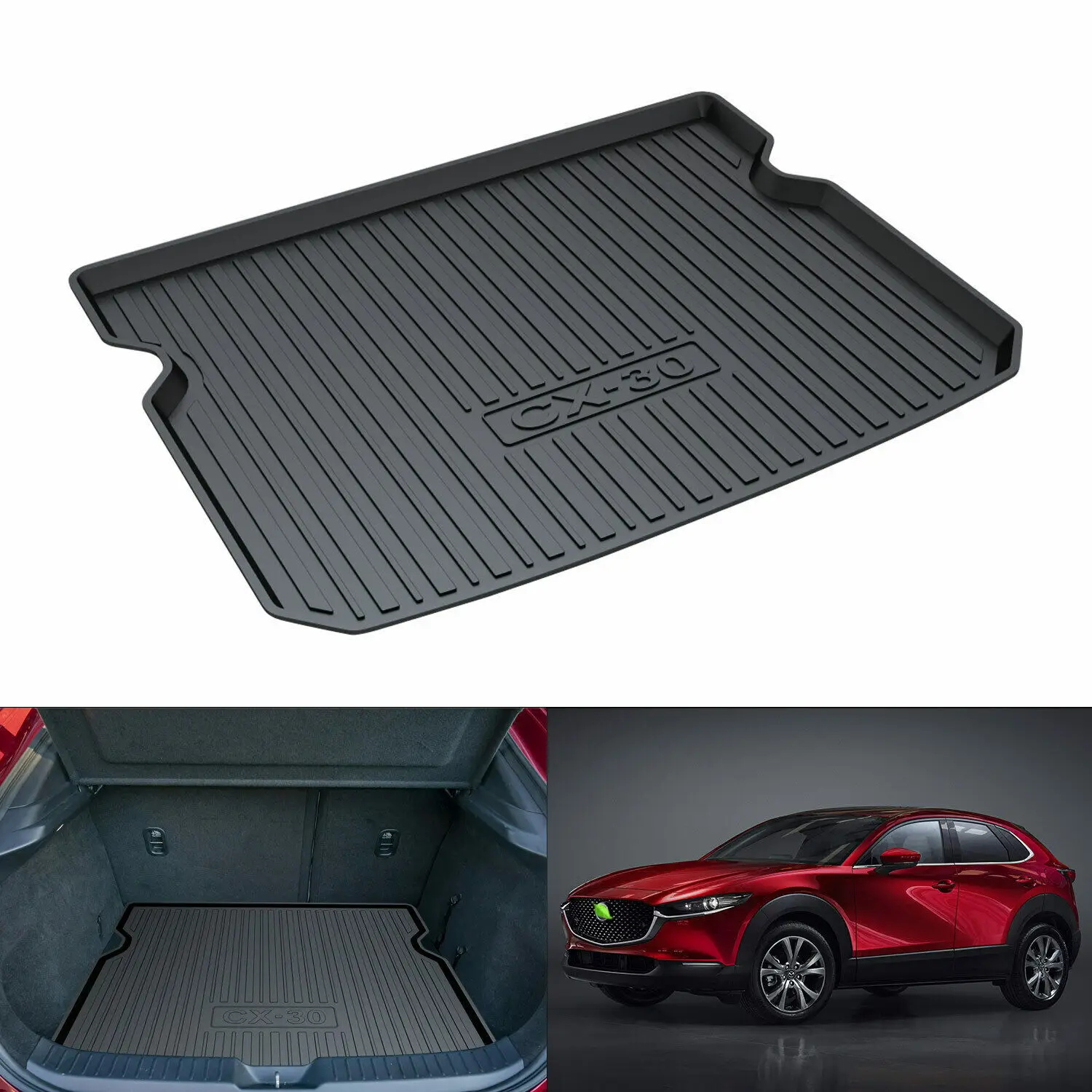Коврик для багажника автомобиля Mazda CX 30 2020 2021 грузовой LinerTPO TPE коврик хвостового 3D