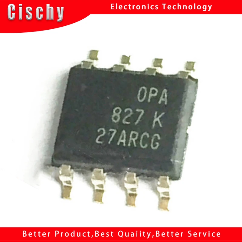 1 шт./Лот OPA827AIDR OPA827AID OPA827 OPAMP JFET 22 МГц SOP-8 IC. На складе