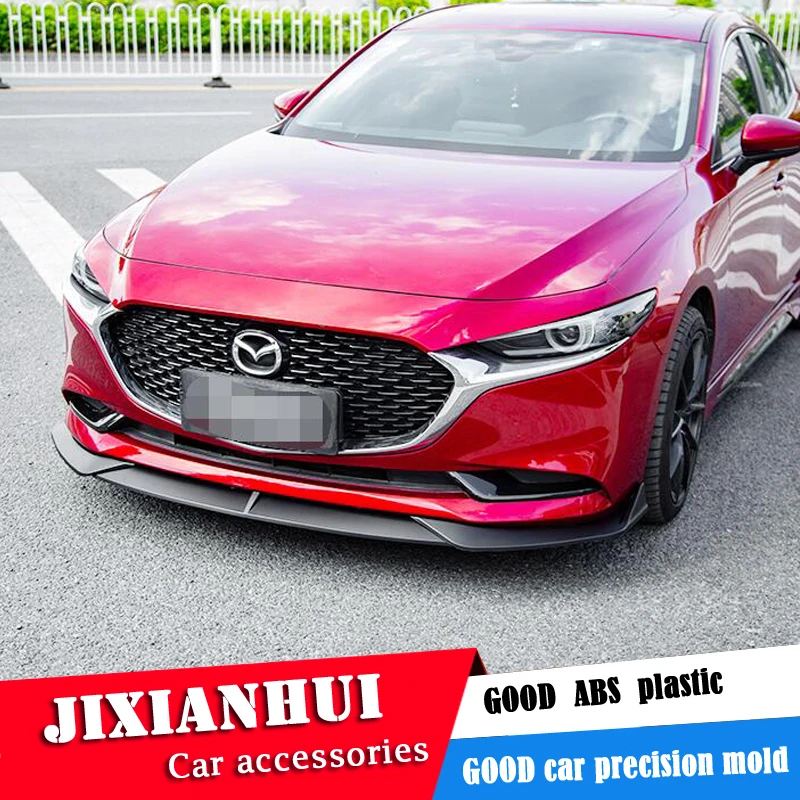 Спойлер для Mazda 3 Axela 2020 2021 задний спойлер переднего бампера ABS защитные
