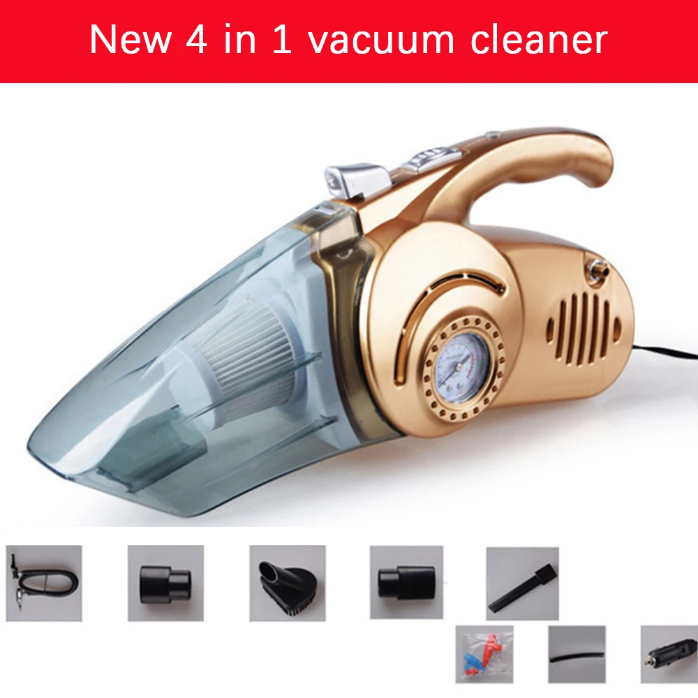 Новинка автомобильный пылесос 4 в 1 мощные Пылесосы для сухой и влажной уборки