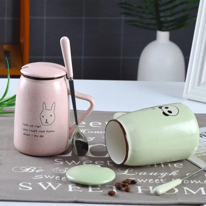 Креативная керамическая Студенческая кружка чашка для кофе молока пары большая