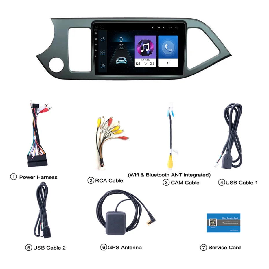 9 дюймов 2.5D закаленный HD мультисенсорный экран Android 8 1 NAVI для KIA morning 2011-2015 с