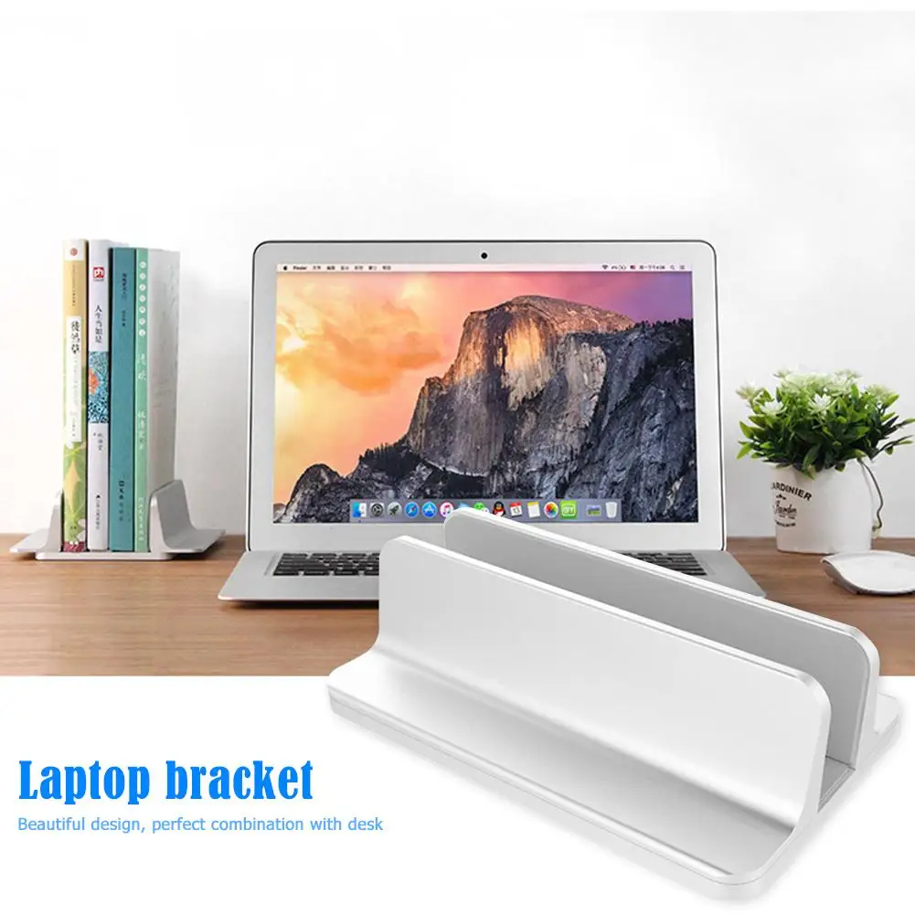 

Vertical Adjustable Laptop Holder Base Notebook PC Tablet Bracket Stand Support Super Strong Load-Bearing 5-8KG Easy Support
