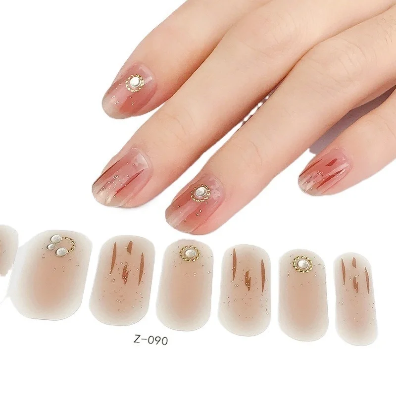 

Zhengxiang 3D Diamond Nail Sticker Nail Polish Nail Sticker Net Red New Design Decorative Bronzing Nail Sticker