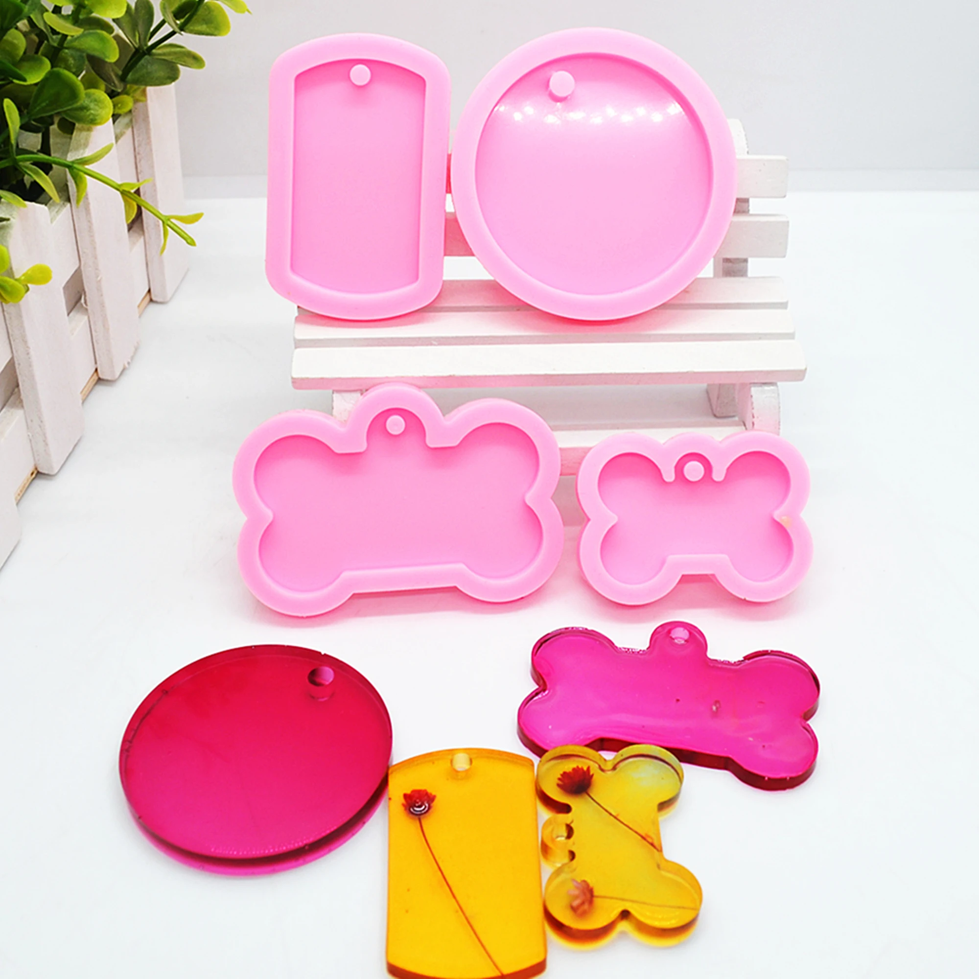 

Luyou Bone Silicone Fondant Molds Cake Decorating Tools Pendants Resin Mold For Baking Accessories, Kitchen Accessories FM2038
