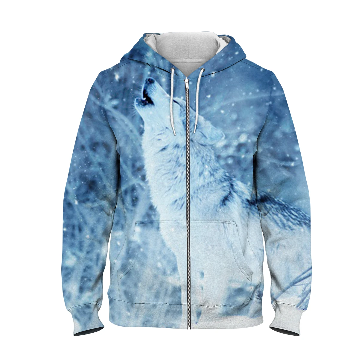 

3D print Wolf Print Convertible Hoodie Sweatershirt Tops Sweatshirt man customer design Sweatshirts man's Plus Size WY163